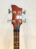 Custom Made Mini Hollow Body Bass Guitar - Left-Handed