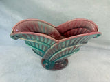 Art Deco California Double Leaf Vase