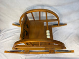 Vintage Teetertot Toddler Ricking Chair by Delphos Bending Co.