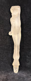 Frosted Glass Figural Bottle Stopper