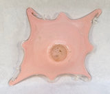 Pink Murano Cased Glass Bowl