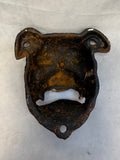 Vintage Cast Iron Buldog Bottle Opener