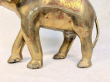 Vintage Large Brass Elephant