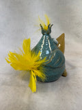 Whimsical Bird Figurine by Janet Donnangelo