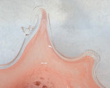 Pink Murano Cased Glass Bowl