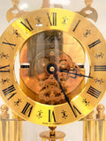 Vintage Elgin German S. Haller Anniversary Glass Dome Clock