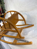 Vintage Teetertot Toddler Ricking Chair by Delphos Bending Co.