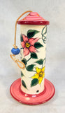 Pretty Ceramic Bird Feeder by Gail Pittman