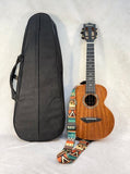 Caramel Handcrafted Ukulele with Strap and Bag