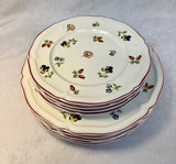 Villeroy & Boch Petit Fleur - Set of 5 Salad Plates and 4 Bread Plates