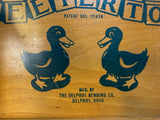 Vintage Teetertot Toddler Ricking Chair by Delphos Bending Co.