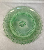 Indiana Glass Tiara Green Platter
