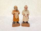 Hand-Carved Wooden Doctor Figures - Set of 8