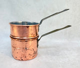 Vintage Revere Copper Clad Tin Double Boiler
