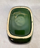 Large Fiesta Ware Disk Pitcher in Dark Green