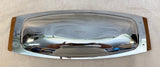 Mid-Century Kromex Chrome Serving Tray with Wood Handles