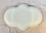 Anchor Hocking Fire King Milk Glass Divided Dish