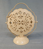 Vintage Folding Metal Dessert Stand