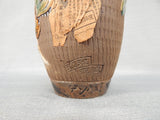 Vintage 6" Chinese Earthenware Vase