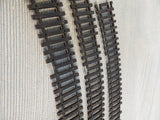 Tyco HO Scale Tru-Steel 18" Radius 10" Curved Model Train Track - Lot of 20