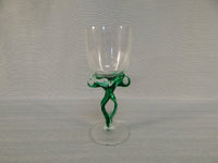 Jozefina Krosno Green-stemmed Wine Glasses - Set of 3