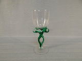 Jozefina Krosno Green-stemmed Wine Glasses - Set of 3