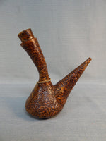 Spanish Leather-Wrapped Wine Flask