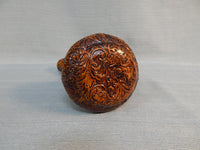 Spanish Leather-Wrapped Wine Flask