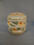 Liz Vigoda Yellow Floral Ceramic Canisters - Set of 3