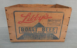 Libby's Roast Beef (Charleston, SC) Wood Crate