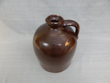 Vintage 10" Dark Brown Rustic Jug