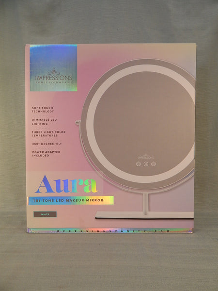 Aura Tri-Tone LED Makeup Mirror