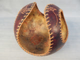 Gourd Bowl with Twined Edges