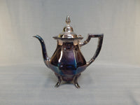 Wallace Silver Plate Coffee and Tea Set - Alden Pattern