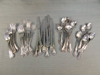 Oneida Arbor Rose Stainless Flatware - 52 Pieces