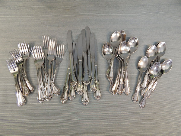 Oneida Arbor Rose Stainless Flatware - 52 Pieces