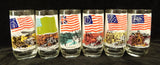 Bicentennial Coca-Cola Heritage Collection Glasses - Set of 6