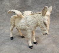 Flying Donkey Coin Bank Figurine - Off-White