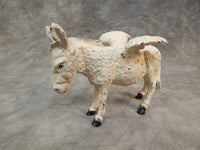 Flying Donkey Coin Bank Figurine - Off-White