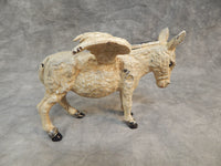 Flying Donkey Coin Bank Figurine - Tan