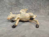 Flying Donkey Coin Bank Figurine - Tan