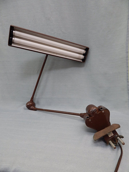 Large Architect's Vintage Desk Lamp - Works!