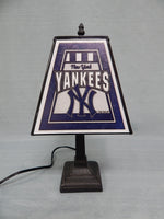 New York Yankees 14" Mission-Style Desk Lamp - Works!
