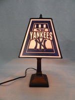 New York Yankees 14" Mission-Style Desk Lamp - Works!