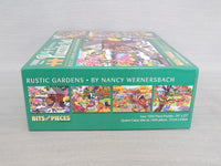 4-in-1 1000 Piece Puzzle Set - Rustic Gardens - by Bits & Pieces - Brand New!