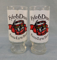 Fyfe & Drum Extra Lyte Beer First Stars and Stripes Glasses - Set of 2