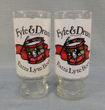 Fyfe & Drum Extra Lyte Beer First Stars and Stripes Glasses - Set of 2
