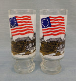 Fyfe & Drum Extra Lyte Beer First Stars and Stripes Glasses - Set of 2