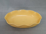 Vintage Abingdon USA Yellow Ceramic Bowl