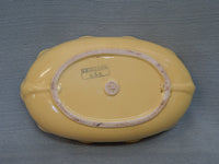 Vintage Abingdon USA Yellow Ceramic Bowl